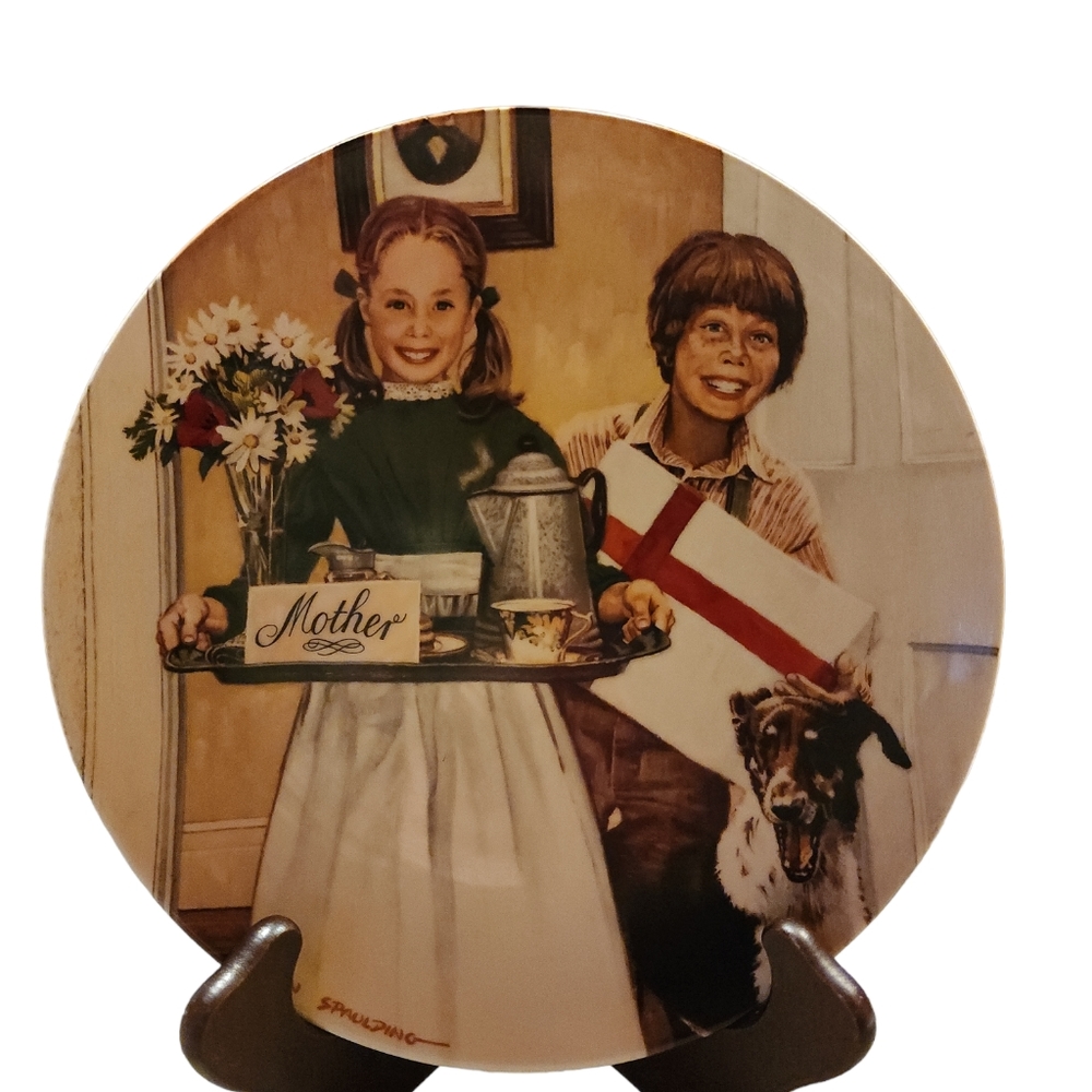Edwin Knowles Mother's Day Plate